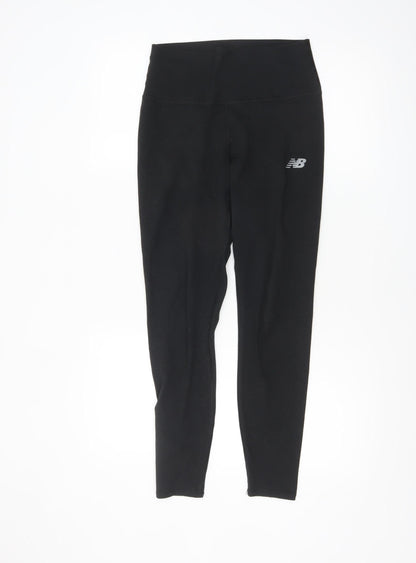 New Balance Womens Black Size 12 Slim Fit Sports Leggings