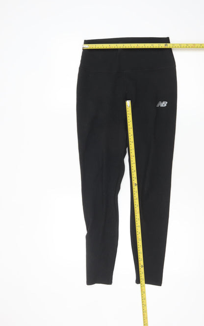New Balance Womens Black Size 12 Slim Fit Sports Leggings