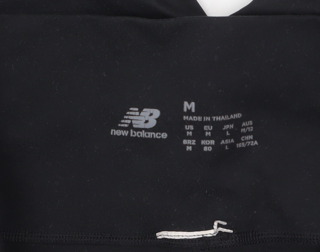 New Balance Womens Black Size 12 Slim Fit Sports Leggings