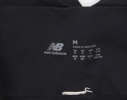 New Balance Womens Black Size 12 Slim Fit Sports Leggings