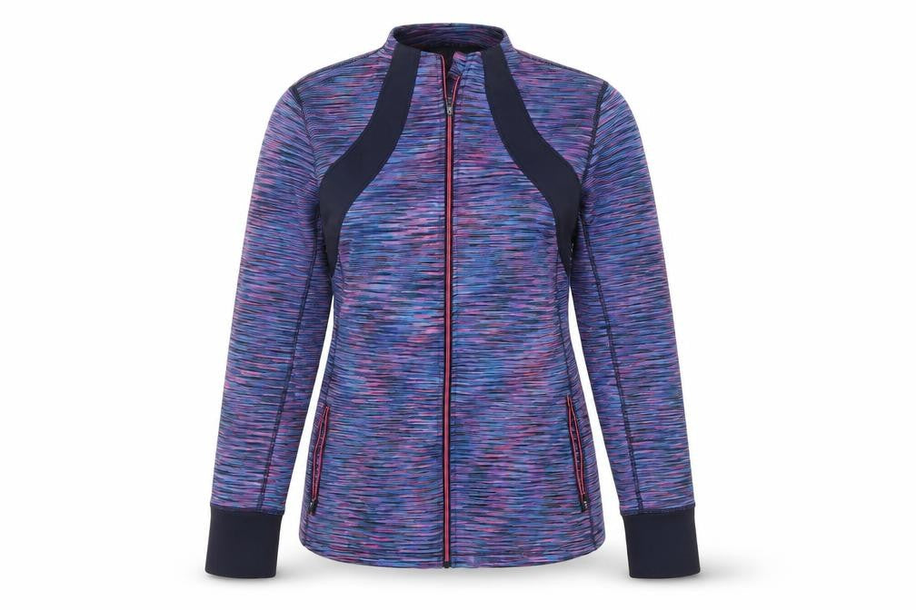 St. Bernard Women’s Multicoloured Track Jacket Size 12-14 Full Zip Sports Top