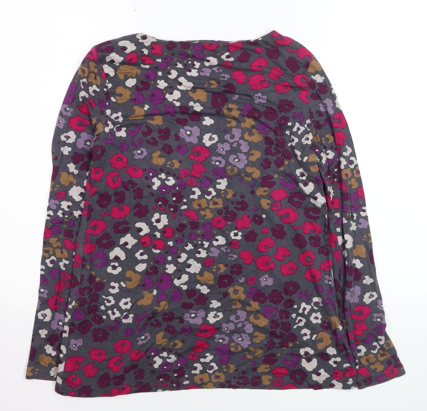 Lily & Me Women’s Multicoloured Floral Long Sleeve Tunic Top Size 10