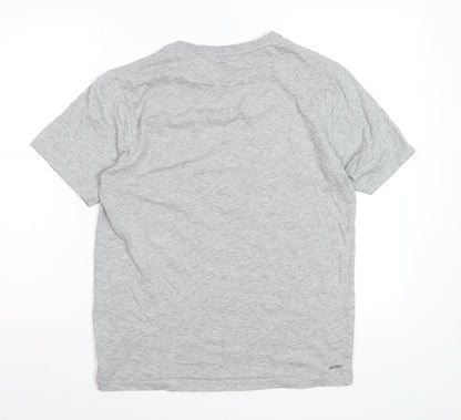 New Balance Men's Grey Medium Moisture Wicking Sports T-Shirt