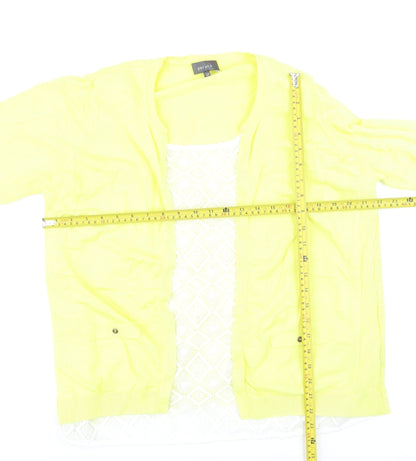 Marks and Spencer Per Una Women Lime Size 22 Open Cardigan