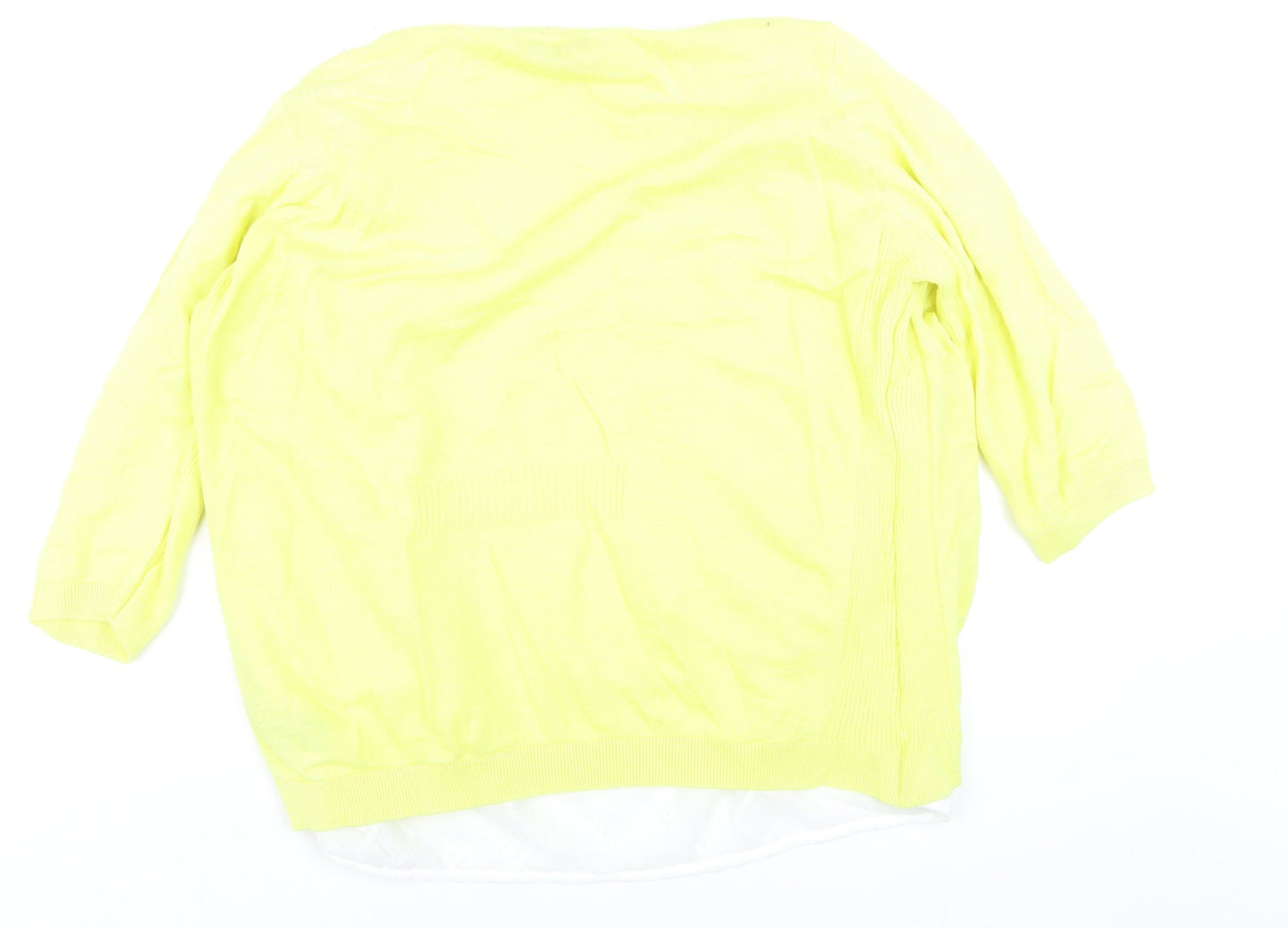 Marks and Spencer Per Una Women Lime Size 22 Open Cardigan