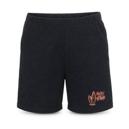 Destination Boys Black Surf Vibes Sweat Shorts 9-10 Years