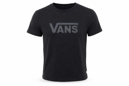 Vans Men’s Black Small Logo Graphic Regular Fit T-Shirt