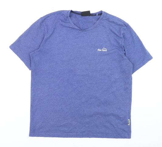Peter Storm Men’s Blue Crew Neck Short Sleeve T-Shirt Size L
