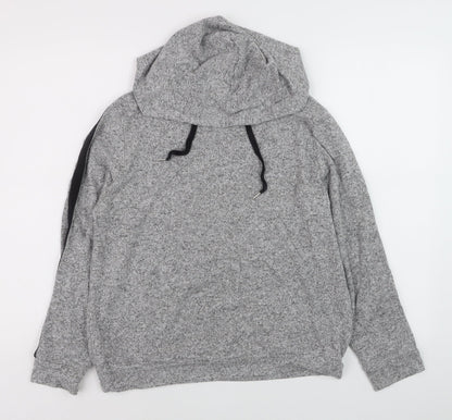 Marks and Spencer Men's Grey Knit Pullover Hoodie Size S