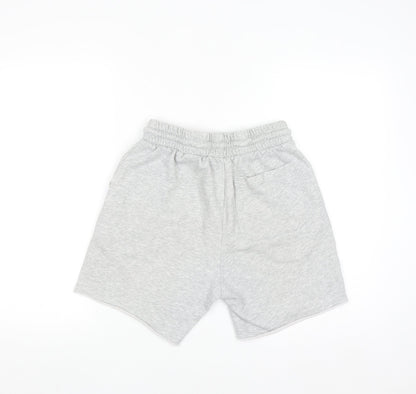 H&M Mens Grey Regular Fit Sweat Shorts Size S Casual Summer