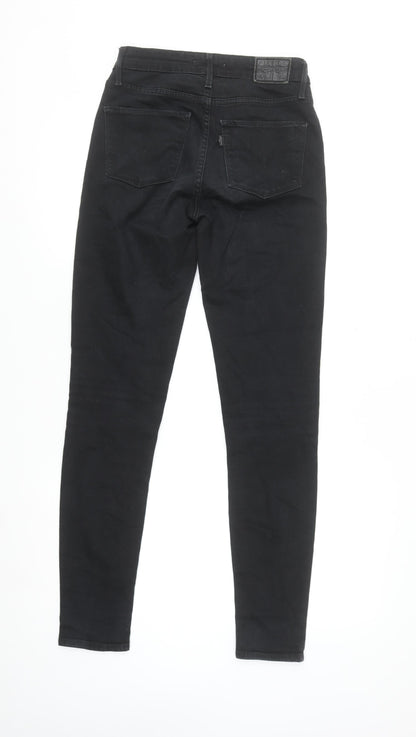 Levi's 721 High Rise Skinny Black Jeans Women Size 26 Regular Denim