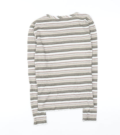 George Women's Multicoloured Striped Cotton Jumper Size 10