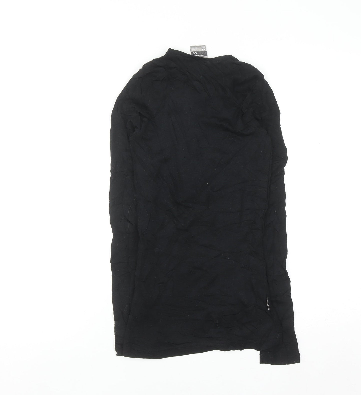 Icebreaker Women's Black XS Merino Wool Long Sleeve Thermal Top