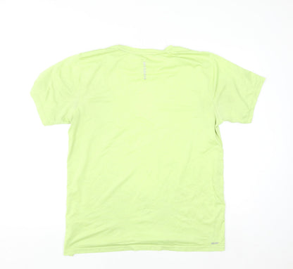 New Balance Men's Green Polyester Sports T-Shirt Size L