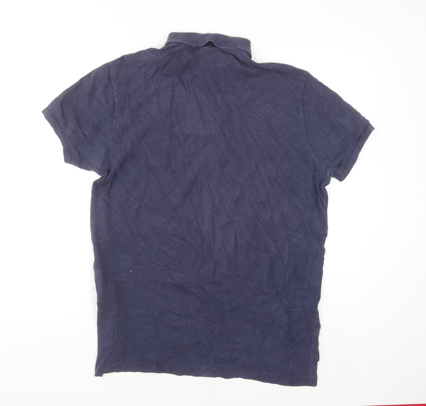 Ralph Lauren Men's Blue Polo Shirt M Regular Fit Cotton