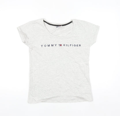 Tommy Hilfiger Womens Grey XL Basic T-Shirt 100% Cotton