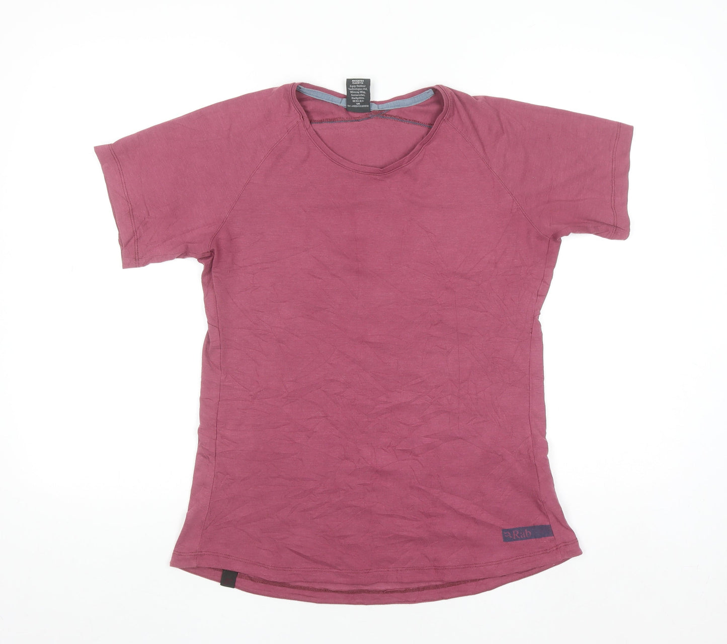 Rab Womens Purple Short Sleeve Crew Neck Outdoor T-Shirt UK 12