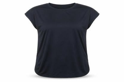 Dunnes Stores Womens Black XS Basic Short Sleeve Stretch T-Shirt