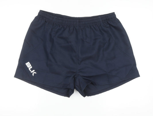 BLK Men’s Blue Athletic Sports Shorts 2XL Quick Dry Lightweight