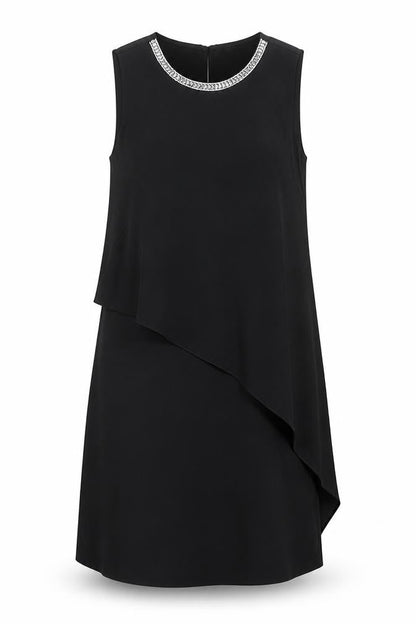 Dorothy Perkins Women's Black Size 8 Beaded Shift Dress