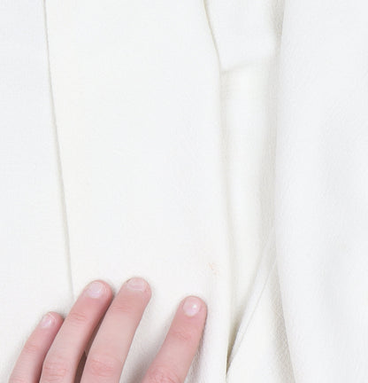 New Look Women Ivory Long Blazer Size 10 Open Front Lightweight Jacket