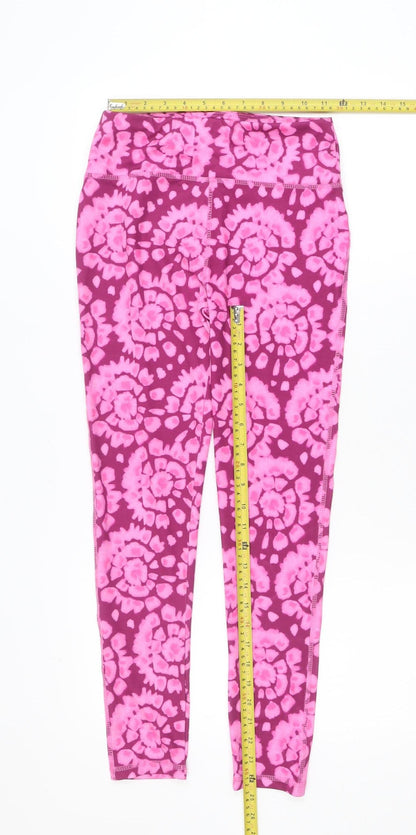 Dunnes Stores Teens Pink Tie Dye Ankle Leggings Size 25in Waist