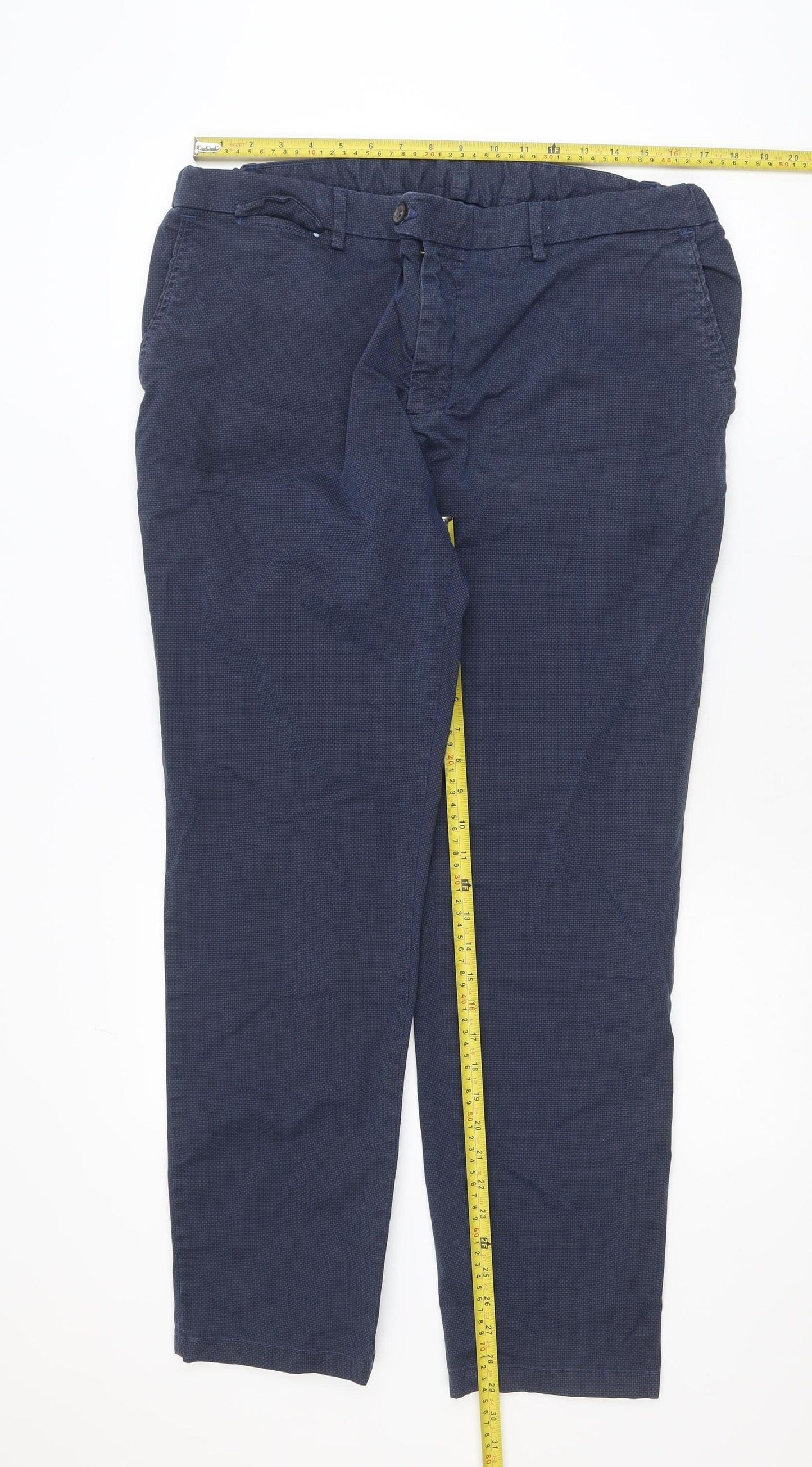 Paul Costelloe Men Blue Straight Fit Jeans 36W 31L Stretch Comfort