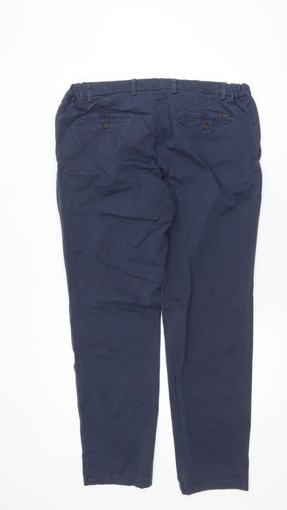 Paul Costelloe Men Blue Straight Fit Jeans 36W 31L Stretch Comfort