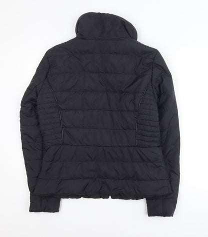 Vero Moda Women's Black L Puffer Jacket with Zip Pockets