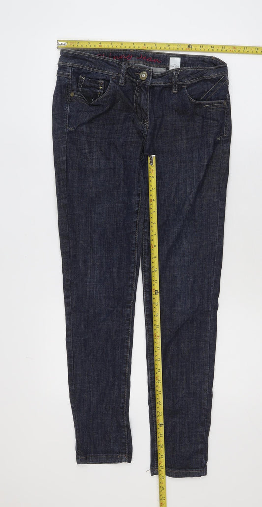 Next Women's Blue Skinny Stretch Jeans Size 10R