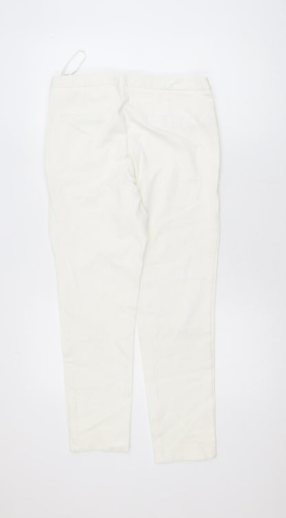 Dunnes Women’s Ivory Cropped Slim Fit Stretch Jeans Size 10