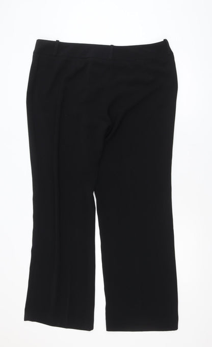 Dunnes Stores Womens Black Regular Fit Dress Pants Size 20
