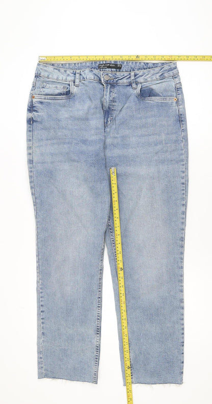 Dunnes Stores Women’s Blue Size 16 High Rise Slim Jeans