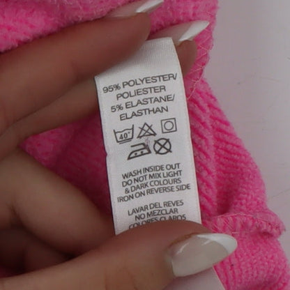 Dunnes Stores Women's Pink Hooded Full Zip Activewear Jacket Size 10