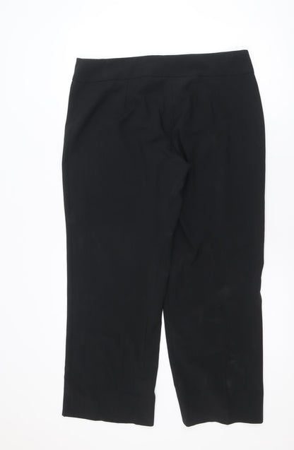 Punt Roma Women Black Size 18 Classic Dress Trousers
