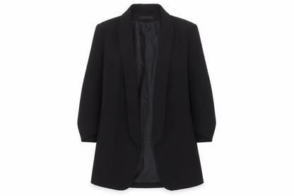 Pieces Women's Black XS Longline Blazer Jacket