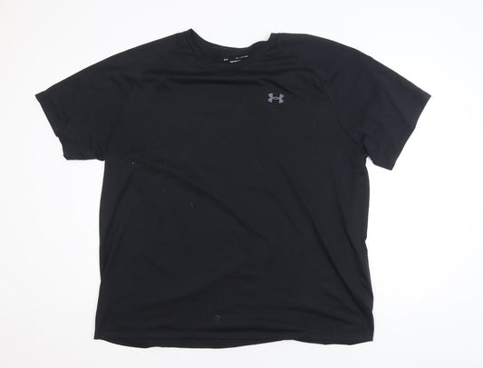 Under Armour Men's Black 3XL Tech Tee Short Sleeve Moisture Wicking T-Shirt