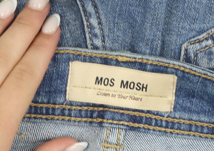 MOS MOSH Women's Blue Distressed Boyfriend Jeans Size 24