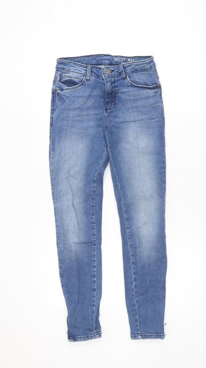 Noisy May Women's Blue Skinny Jeans 26W 30L Slim Fit Denim