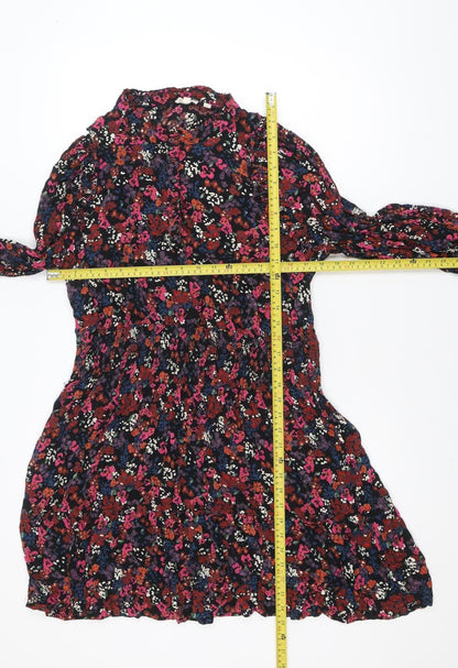 Fat Face Women's Multicoloured Floral Fit & Flare Dress Size 20