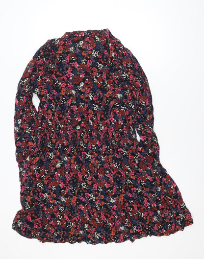 Fat Face Women's Multicoloured Floral Fit & Flare Dress Size 20