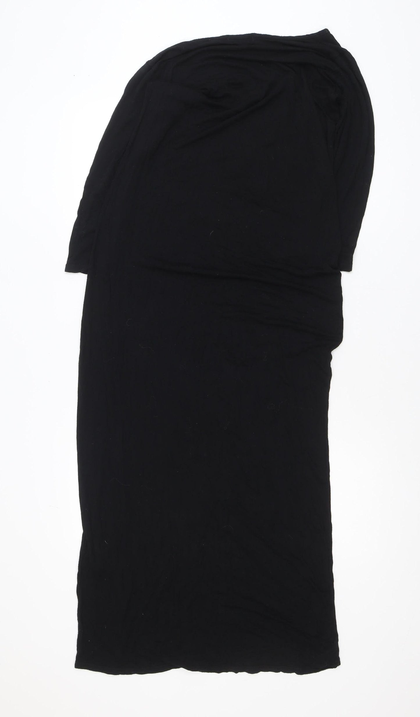 Awear Women’s Black Size 16 Jersey Maxi Dress 3/4 Sleeve