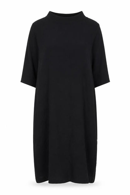 Carolyn Donnelly The Edit Women’s Black Shift Dress UK 16 3/4 Sleeve