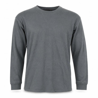 Dunnes Men's Grey Cotton Crew Neck Long Sleeve Pullover Jumper M