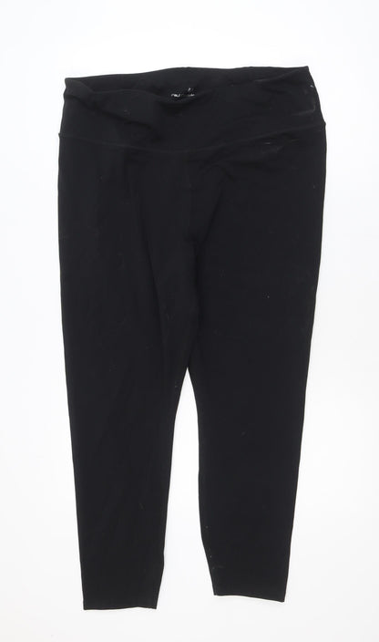 Paul Costelloe Living Women's Black XL Stretch Ankle Leggings
