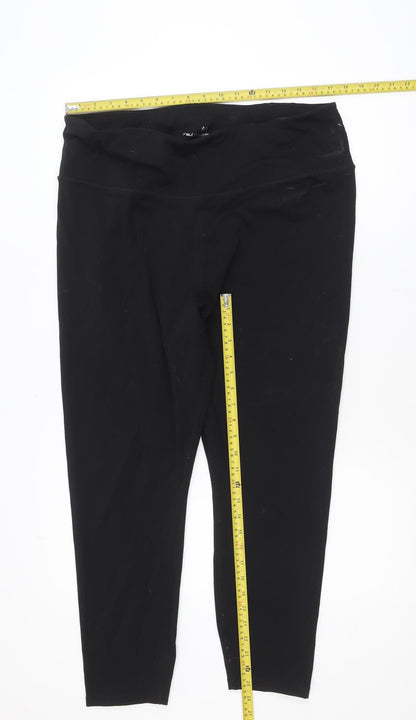 Paul Costelloe Living Women's Black XL Stretch Ankle Leggings