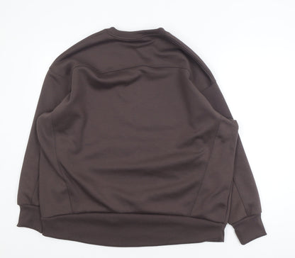 Primark Womens Brown Crew Neck Pullover Sweatshirt Size L