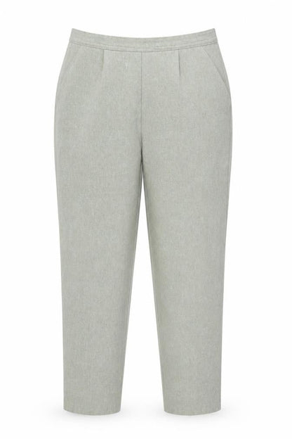 Classics Women’s Green Pleated Straight Trousers Size 14