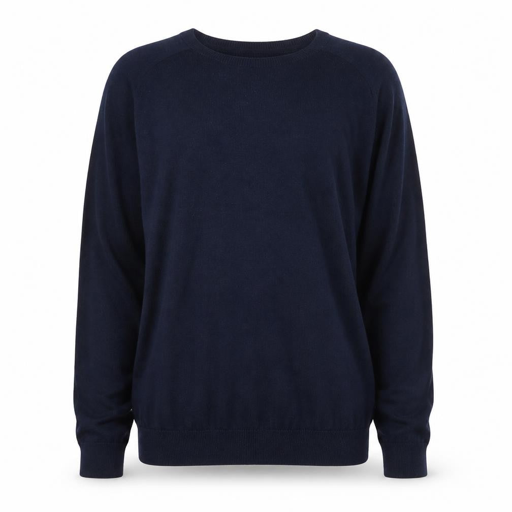 Next Men's Blue Cotton Blend Crew Neck Jumper Size M