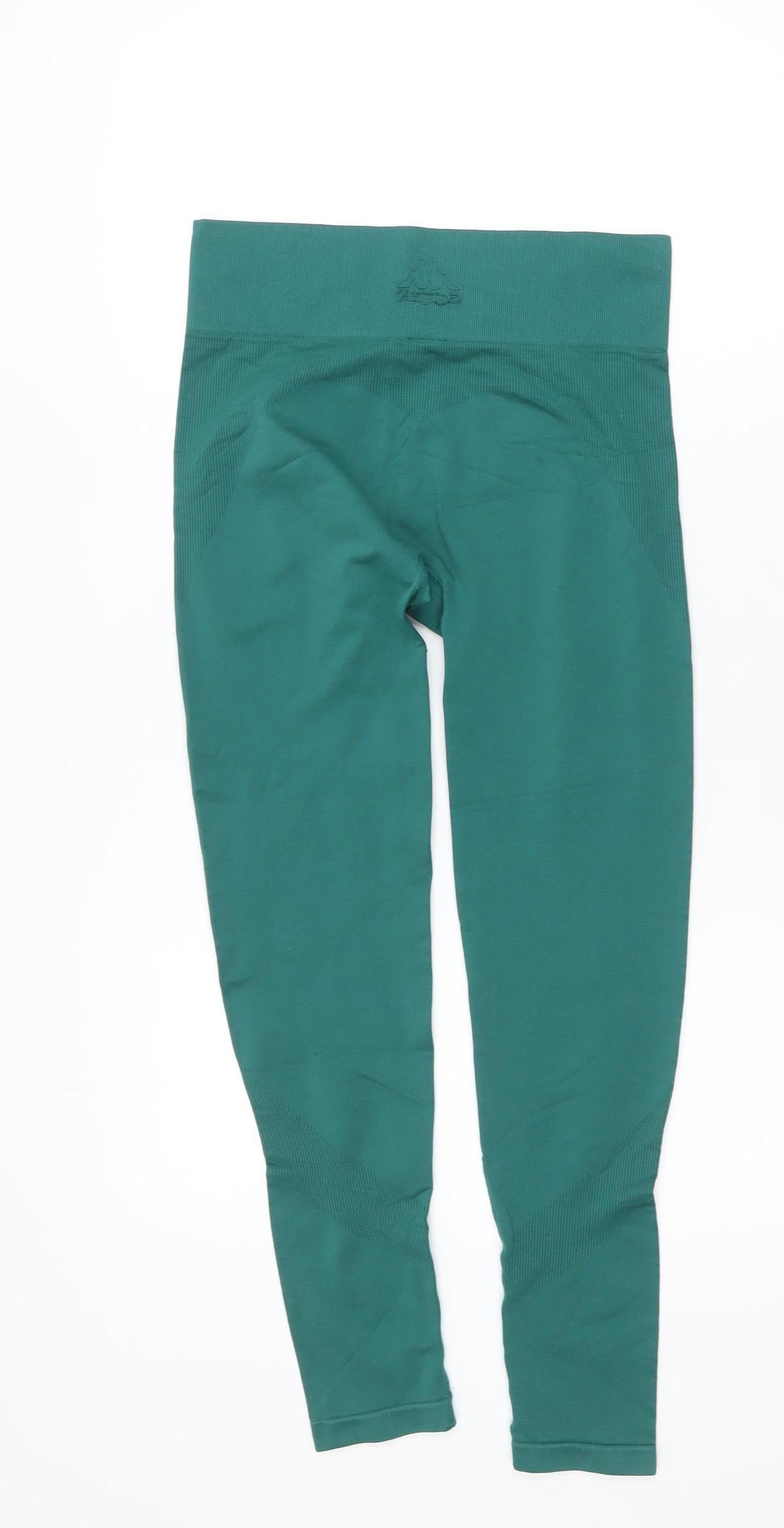 Kappa x Primark Green Seamless High-Waisted Women’s Ankle Leggings Size S